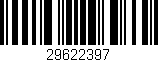Código de barras (EAN, GTIN, SKU, ISBN): '29622397'