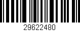 Código de barras (EAN, GTIN, SKU, ISBN): '29622480'