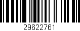 Código de barras (EAN, GTIN, SKU, ISBN): '29622761'