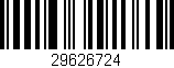 Código de barras (EAN, GTIN, SKU, ISBN): '29626724'