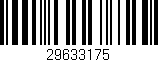 Código de barras (EAN, GTIN, SKU, ISBN): '29633175'