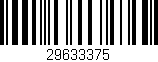 Código de barras (EAN, GTIN, SKU, ISBN): '29633375'