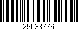 Código de barras (EAN, GTIN, SKU, ISBN): '29633776'