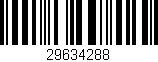 Código de barras (EAN, GTIN, SKU, ISBN): '29634288'