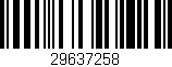 Código de barras (EAN, GTIN, SKU, ISBN): '29637258'