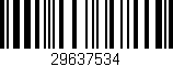 Código de barras (EAN, GTIN, SKU, ISBN): '29637534'