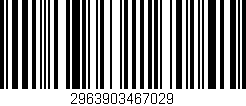 Código de barras (EAN, GTIN, SKU, ISBN): '2963903467029'