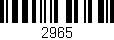 Código de barras (EAN, GTIN, SKU, ISBN): '2965'