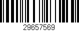 Código de barras (EAN, GTIN, SKU, ISBN): '29657569'