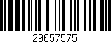 Código de barras (EAN, GTIN, SKU, ISBN): '29657575'