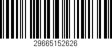 Código de barras (EAN, GTIN, SKU, ISBN): '29665152626'