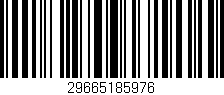 Código de barras (EAN, GTIN, SKU, ISBN): '29665185976'