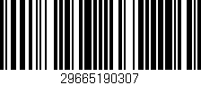 Código de barras (EAN, GTIN, SKU, ISBN): '29665190307'