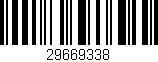 Código de barras (EAN, GTIN, SKU, ISBN): '29669338'