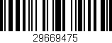 Código de barras (EAN, GTIN, SKU, ISBN): '29669475'