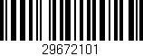 Código de barras (EAN, GTIN, SKU, ISBN): '29672101'