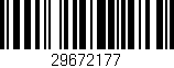 Código de barras (EAN, GTIN, SKU, ISBN): '29672177'