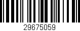 Código de barras (EAN, GTIN, SKU, ISBN): '29675059'
