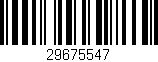 Código de barras (EAN, GTIN, SKU, ISBN): '29675547'