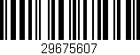Código de barras (EAN, GTIN, SKU, ISBN): '29675607'