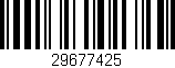 Código de barras (EAN, GTIN, SKU, ISBN): '29677425'