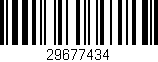 Código de barras (EAN, GTIN, SKU, ISBN): '29677434'