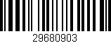 Código de barras (EAN, GTIN, SKU, ISBN): '29680903'