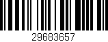 Código de barras (EAN, GTIN, SKU, ISBN): '29683657'