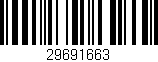 Código de barras (EAN, GTIN, SKU, ISBN): '29691663'