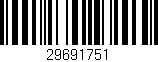 Código de barras (EAN, GTIN, SKU, ISBN): '29691751'
