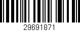 Código de barras (EAN, GTIN, SKU, ISBN): '29691871'