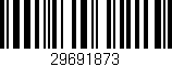 Código de barras (EAN, GTIN, SKU, ISBN): '29691873'