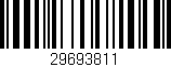 Código de barras (EAN, GTIN, SKU, ISBN): '29693811'