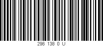 Código de barras (EAN, GTIN, SKU, ISBN): '296_138_0_U'