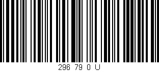 Código de barras (EAN, GTIN, SKU, ISBN): '296_79_0_U'
