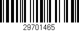 Código de barras (EAN, GTIN, SKU, ISBN): '29701465'