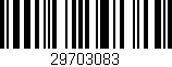 Código de barras (EAN, GTIN, SKU, ISBN): '29703083'