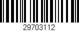 Código de barras (EAN, GTIN, SKU, ISBN): '29703112'