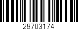 Código de barras (EAN, GTIN, SKU, ISBN): '29703174'