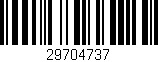 Código de barras (EAN, GTIN, SKU, ISBN): '29704737'