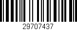Código de barras (EAN, GTIN, SKU, ISBN): '29707437'