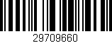 Código de barras (EAN, GTIN, SKU, ISBN): '29709660'