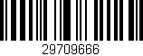 Código de barras (EAN, GTIN, SKU, ISBN): '29709666'