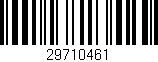 Código de barras (EAN, GTIN, SKU, ISBN): '29710461'