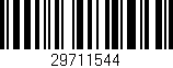 Código de barras (EAN, GTIN, SKU, ISBN): '29711544'