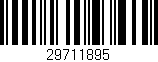 Código de barras (EAN, GTIN, SKU, ISBN): '29711895'