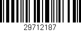 Código de barras (EAN, GTIN, SKU, ISBN): '29712187'
