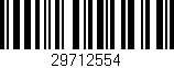 Código de barras (EAN, GTIN, SKU, ISBN): '29712554'