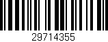 Código de barras (EAN, GTIN, SKU, ISBN): '29714355'
