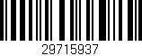 Código de barras (EAN, GTIN, SKU, ISBN): '29715937'